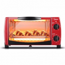 美的Midea 多功能电烤箱家用烘焙小烤箱专业控温迷你蛋糕烤箱 T1-102D 